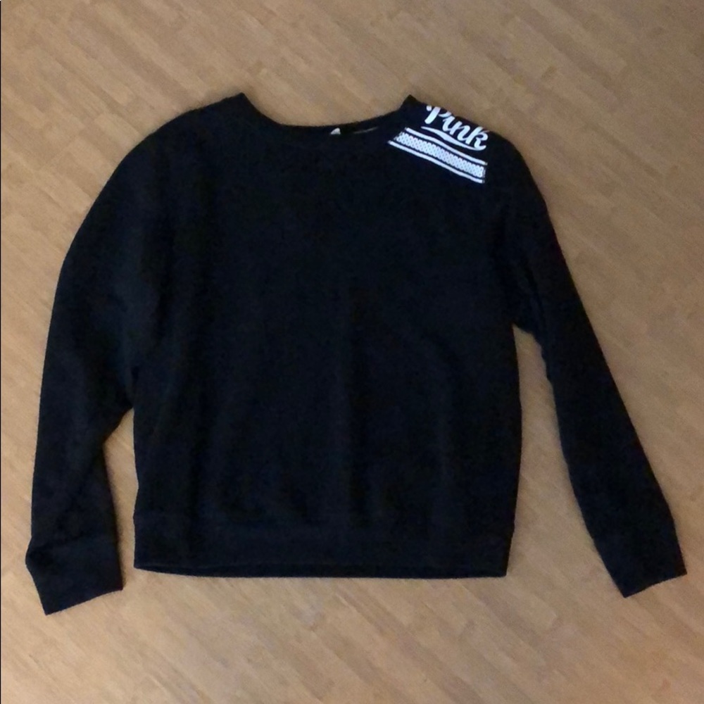 Black pink sweatshirt